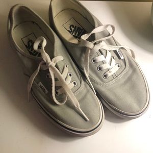 Vans grey in color super comfy like new